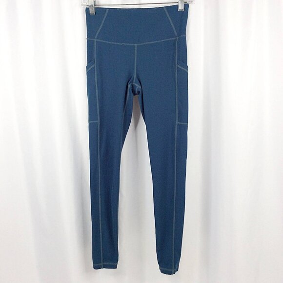 Prana Pants - Prana 7/8 Leggings Women's Size Small Teal Media Pockets